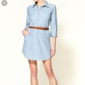 Pim + Larkin Chambray Shirt Dress